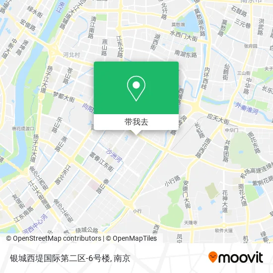银城西堤国际第二区-6号楼地图