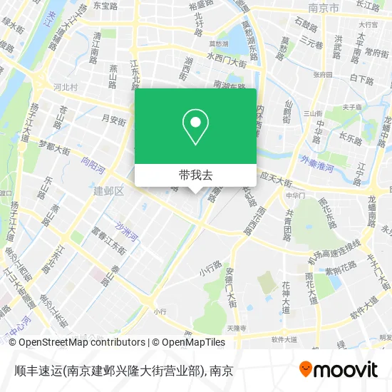 顺丰速运(南京建邺兴隆大街营业部)地图