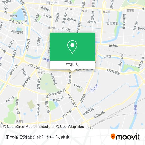 正大拍卖雅然文化艺术中心地图