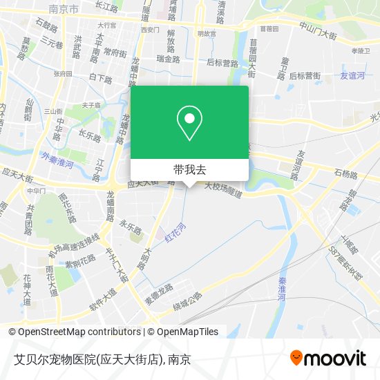 艾贝尔宠物医院(应天大街店)地图