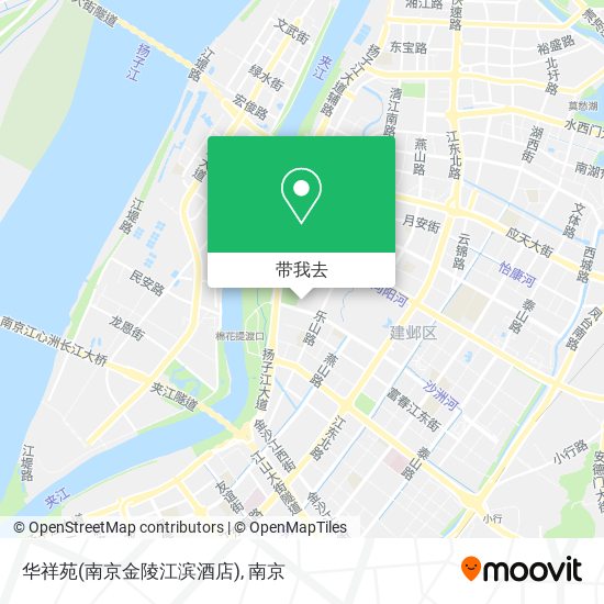 华祥苑(南京金陵江滨酒店)地图