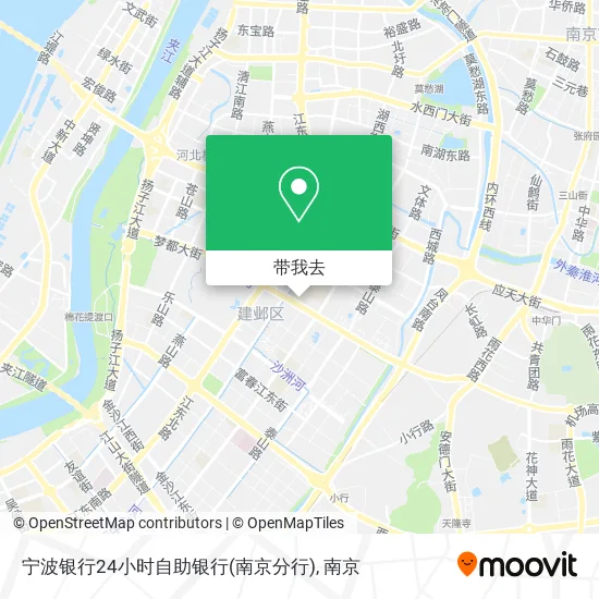 宁波银行24小时自助银行(南京分行)地图