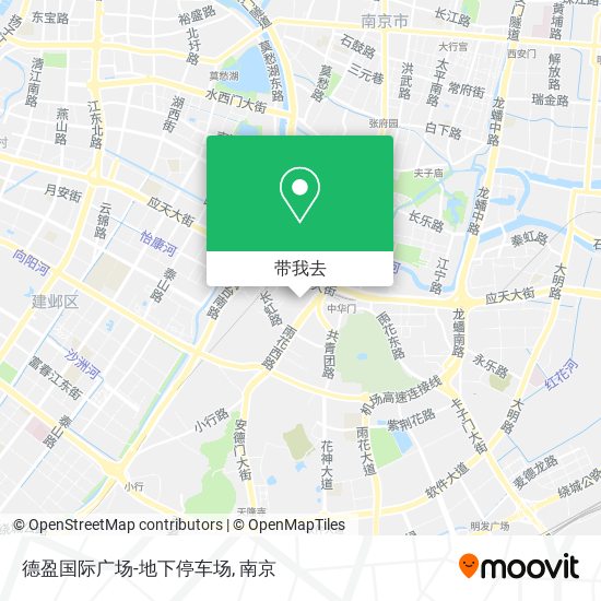 德盈国际广场-地下停车场地图
