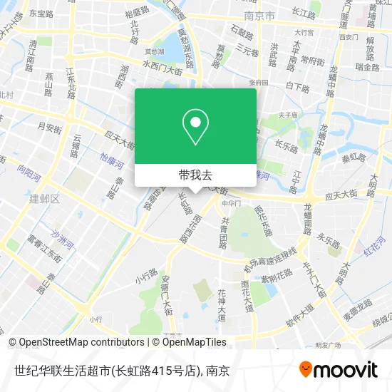 世纪华联生活超市(长虹路415号店)地图