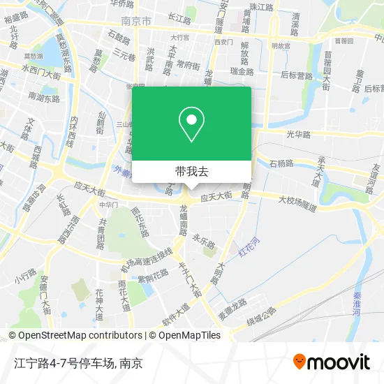 江宁路4-7号停车场地图