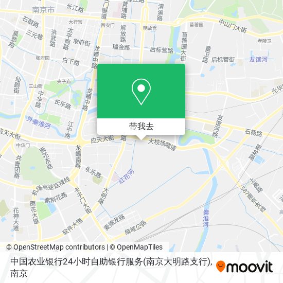 中国农业银行24小时自助银行服务(南京大明路支行)地图