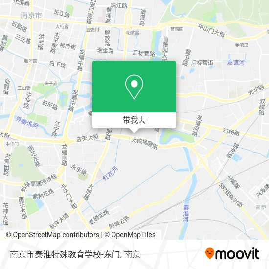 南京市秦淮特殊教育学校-东门地图