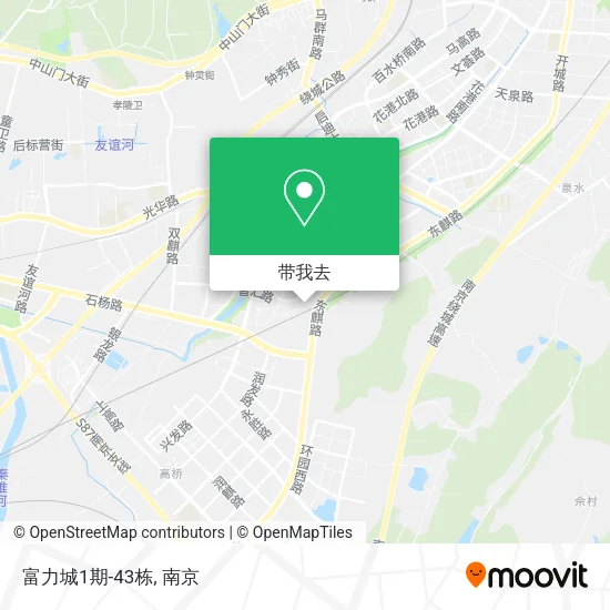 富力城1期-43栋地图