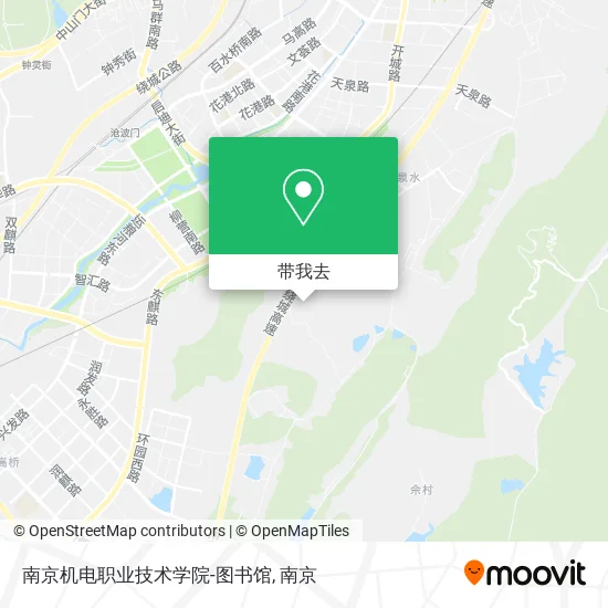 南京机电职业技术学院-图书馆地图