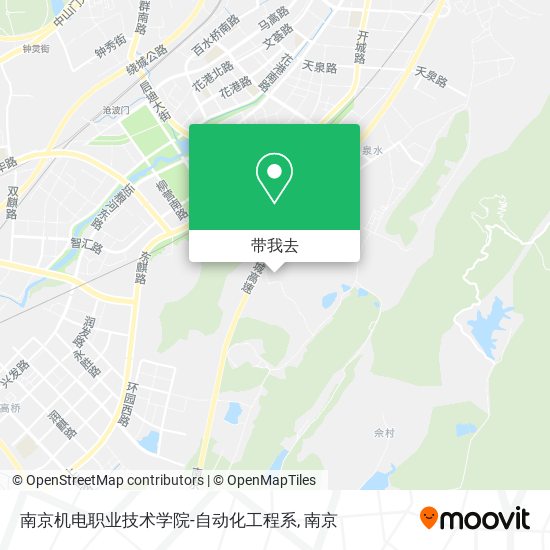南京机电职业技术学院-自动化工程系地图