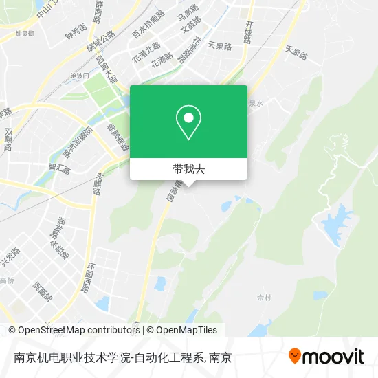 南京机电职业技术学院-自动化工程系地图