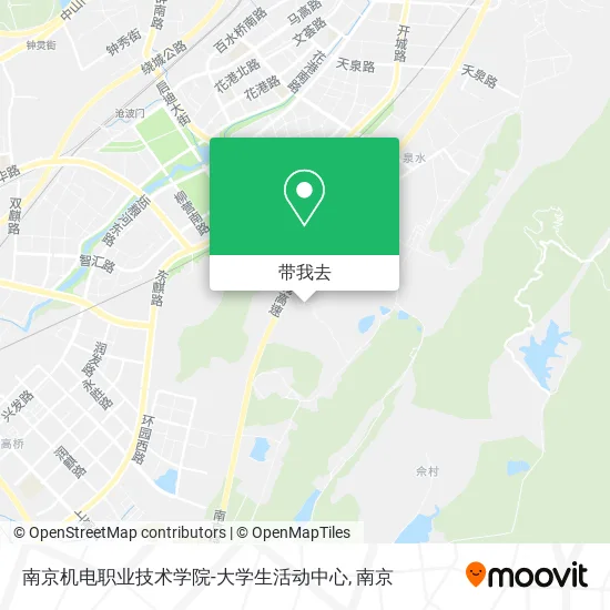 南京机电职业技术学院-大学生活动中心地图