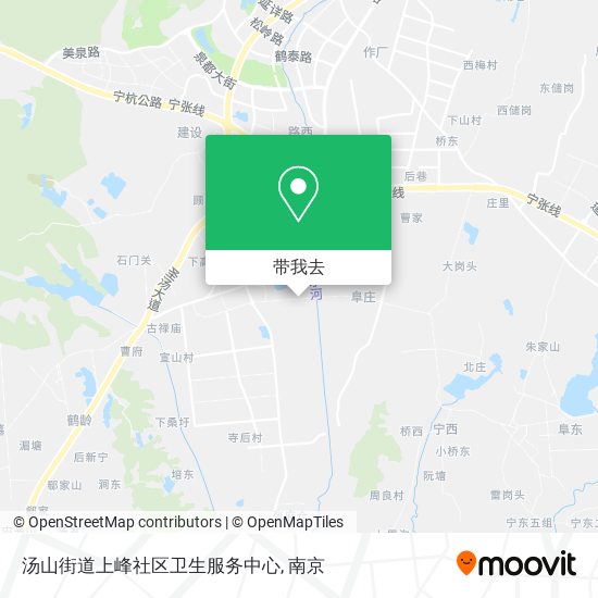 汤山街道上峰社区卫生服务中心地图
