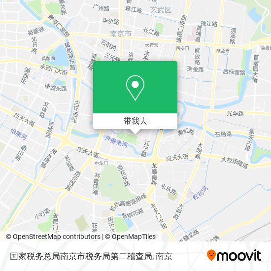 国家税务总局南京市税务局第二稽查局地图