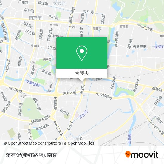 蒋有记(秦虹路店)地图