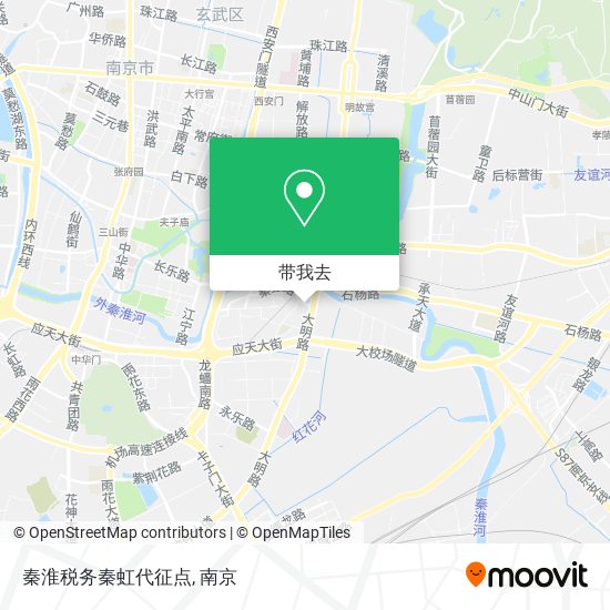 秦淮税务秦虹代征点地图