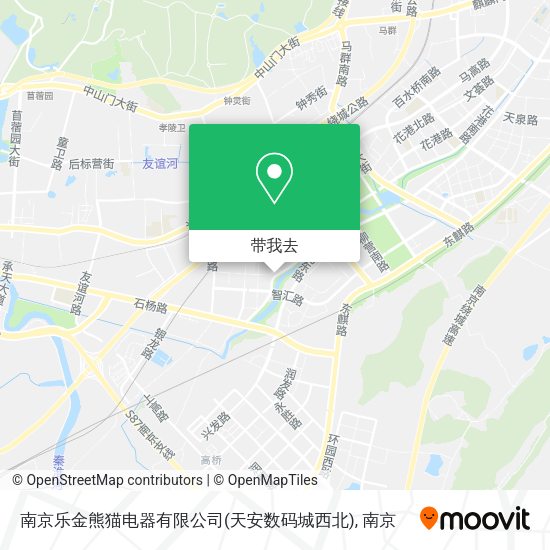 南京乐金熊猫电器有限公司(天安数码城西北)地图