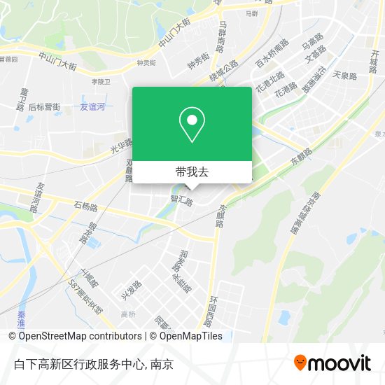 白下高新区行政服务中心地图