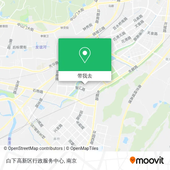 白下高新区行政服务中心地图