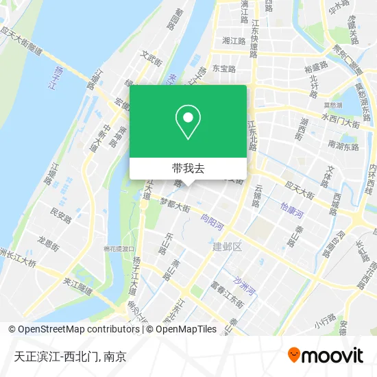 天正滨江-西北门地图