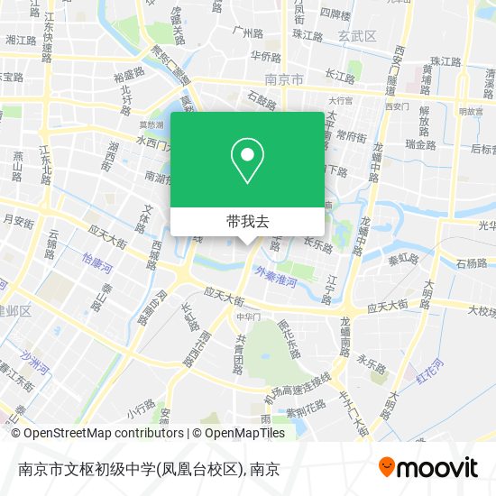 南京市文枢初级中学(凤凰台校区)地图