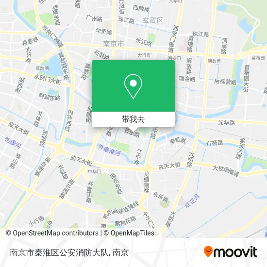 南京市秦淮区公安消防大队地图