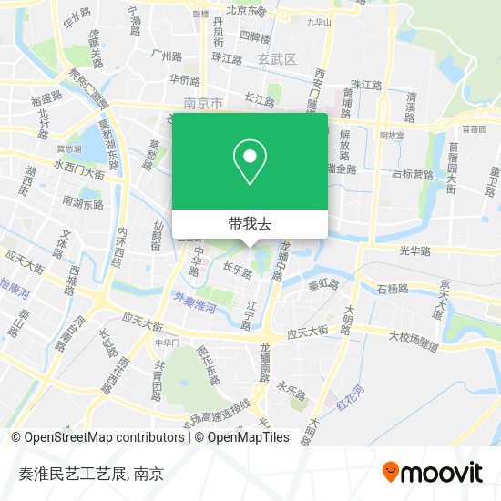秦淮民艺工艺展地图