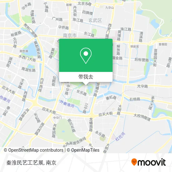 秦淮民艺工艺展地图