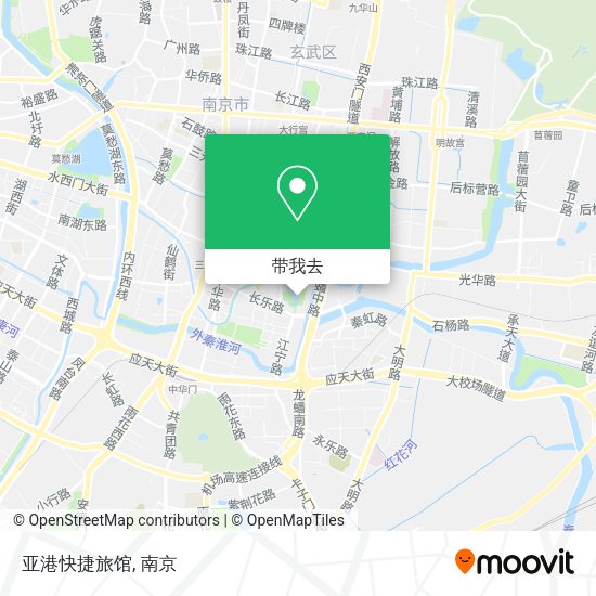 亚港快捷旅馆地图