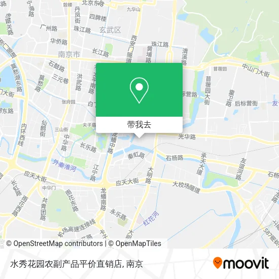 水秀花园农副产品平价直销店地图