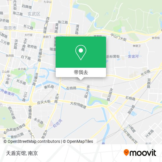 天盾宾馆地图