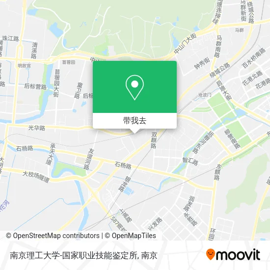 南京理工大学-国家职业技能鉴定所地图