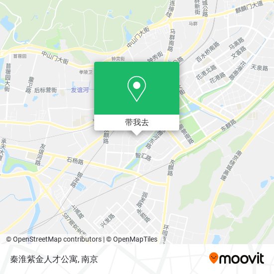 秦淮紫金人才公寓地图
