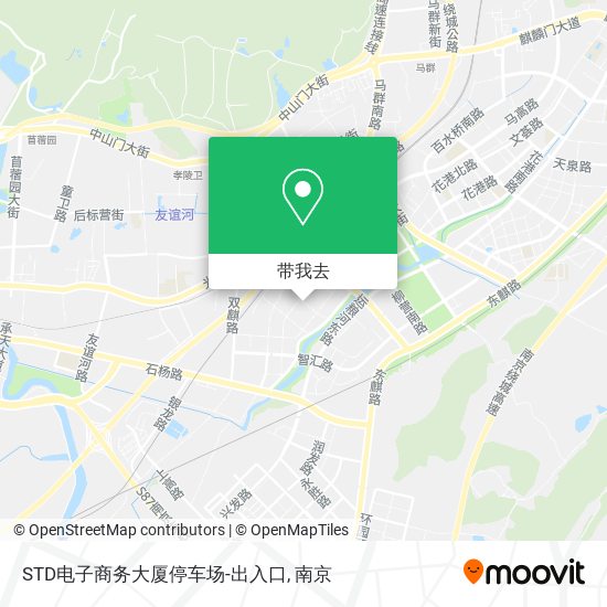 STD电子商务大厦停车场-出入口地图