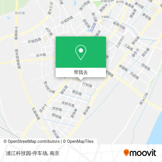 浦江科技园-停车场地图