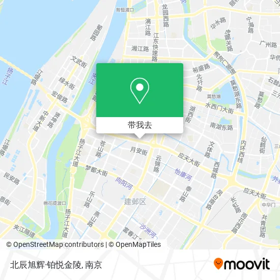 北辰旭辉·铂悦金陵地图