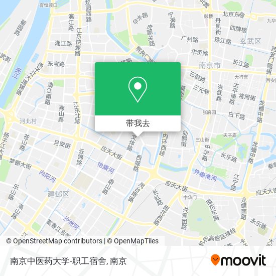 南京中医药大学-职工宿舍地图