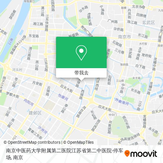 南京中医药大学附属第二医院江苏省第二中医院-停车场地图