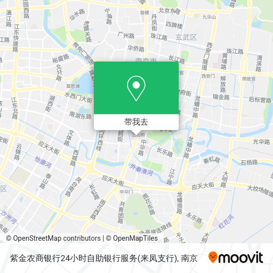 紫金农商银行24小时自助银行服务(来凤支行)地图