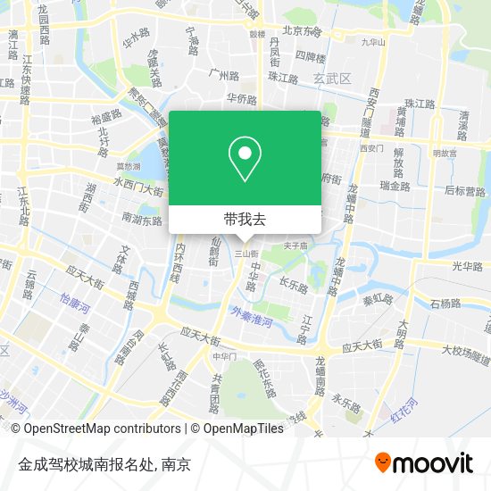 金成驾校城南报名处地图
