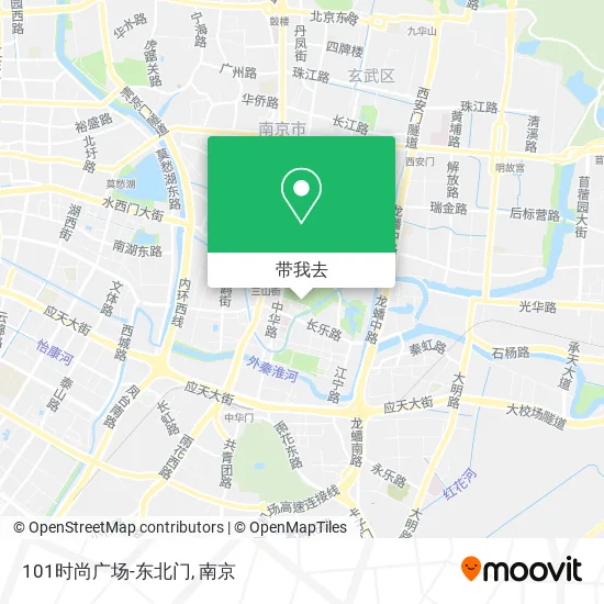 101时尚广场-东北门地图