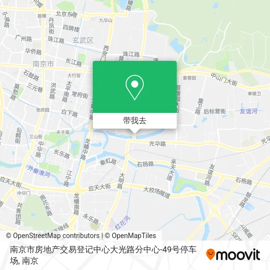南京市房地产交易登记中心大光路分中心-49号停车场地图