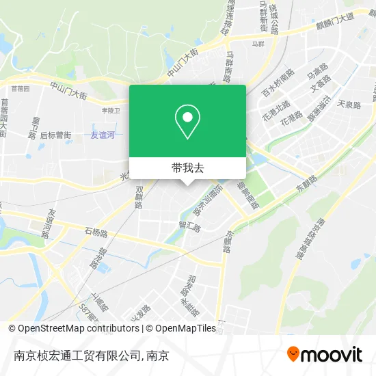南京桢宏通工贸有限公司地图