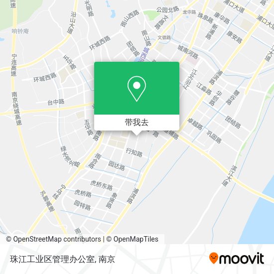 珠江工业区管理办公室地图
