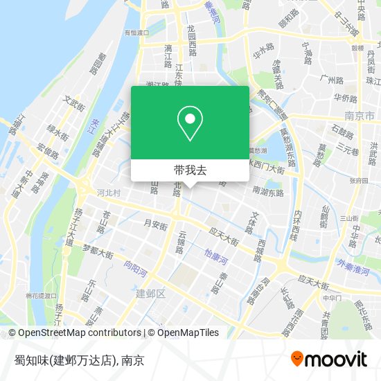 蜀知味(建邺万达店)地图