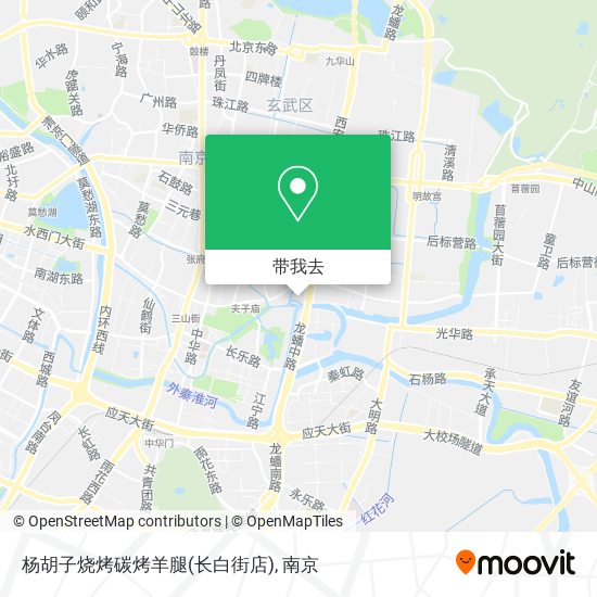杨胡子烧烤碳烤羊腿(长白街店)地图