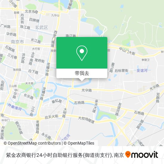 紫金农商银行24小时自助银行服务(御道街支行)地图