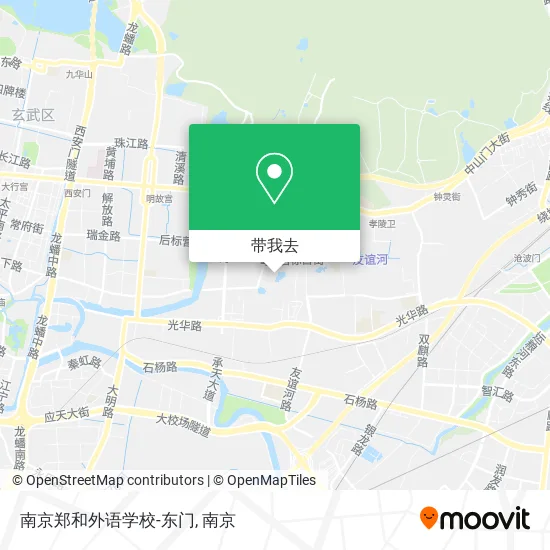 南京郑和外语学校-东门地图