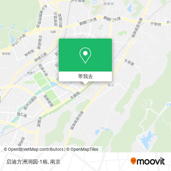 启迪方洲润园-1栋地图