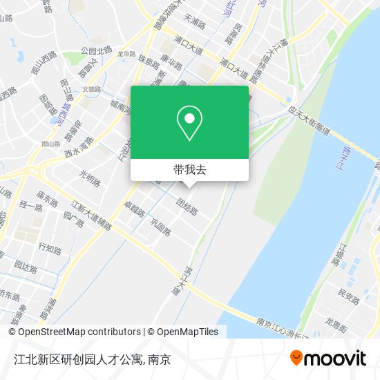 江北新区研创园人才公寓地图